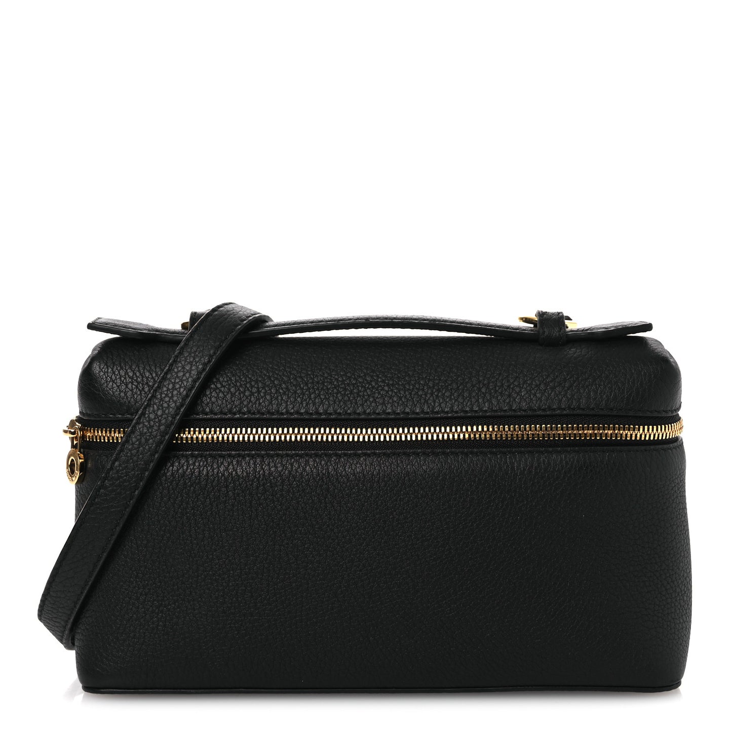 Grained Calfskin L19 Extra Pocket Pouch Black