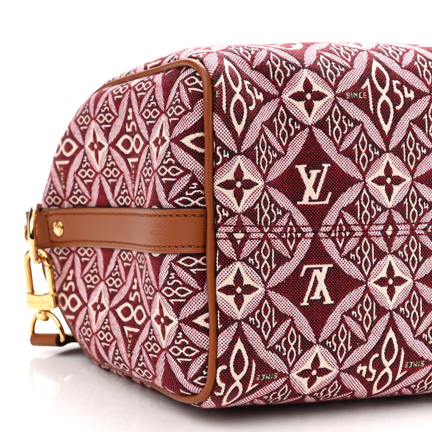 Louis Vuitton Jacquard Since 1854 Speedy Bandouliere 25 Bordeaux 8 of 10