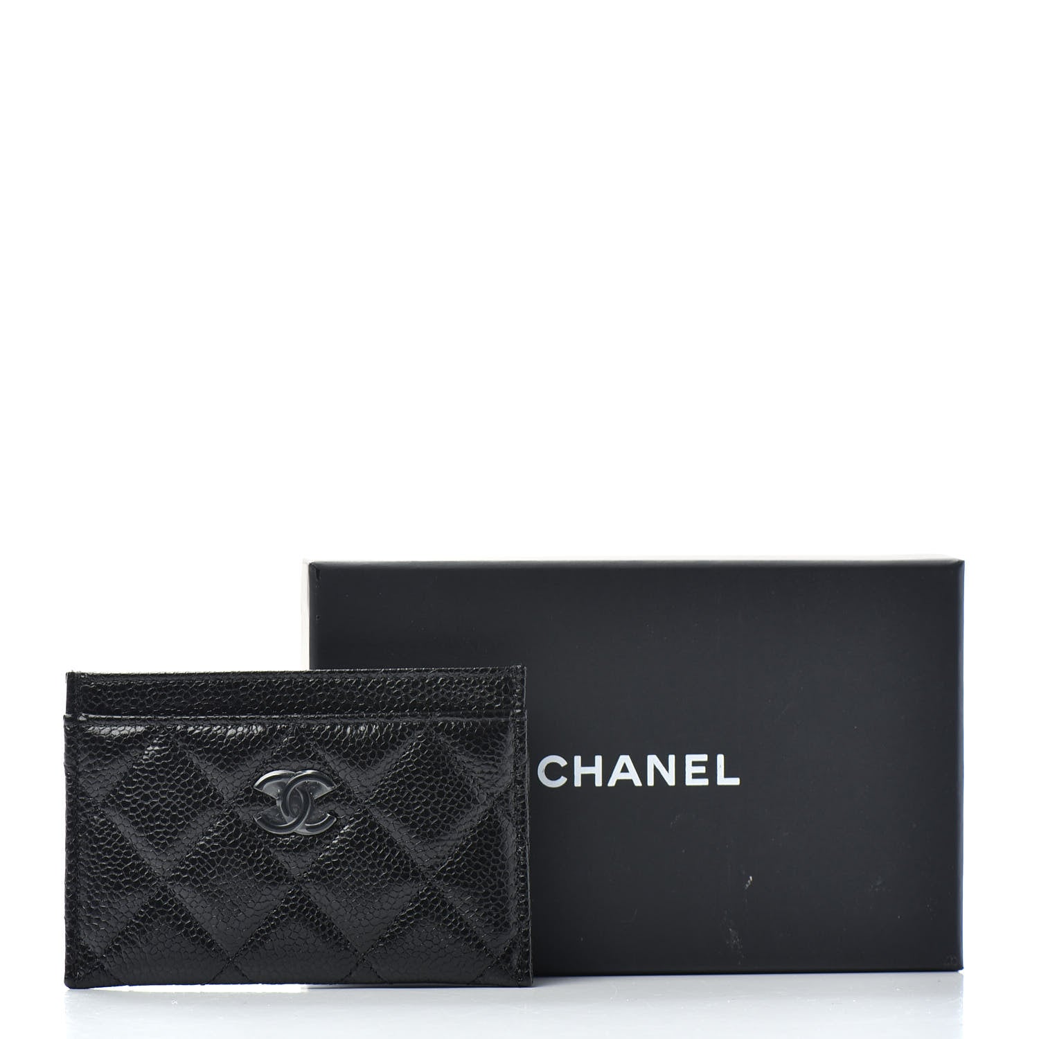 Chanel Caviar Quilted Incognito Card Holder Black 8 of 8