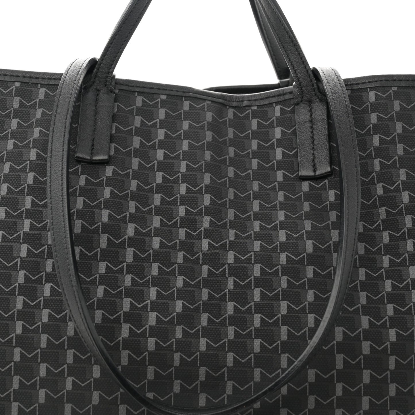 Calfskin Canvas 1920 M Monogram GM Tote Black Multicolor