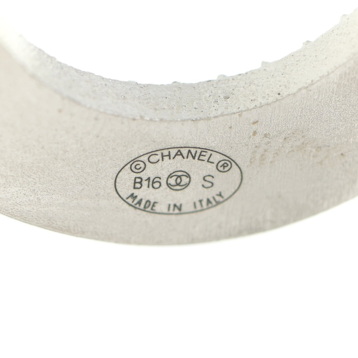 Crystal CC Cuff Silver