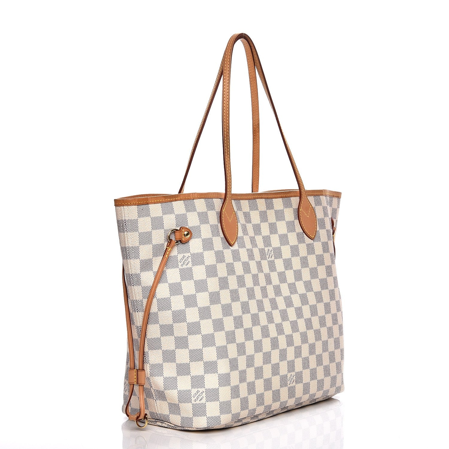 Louis Vuitton Damier Azur Neverfull MM 3 of 10