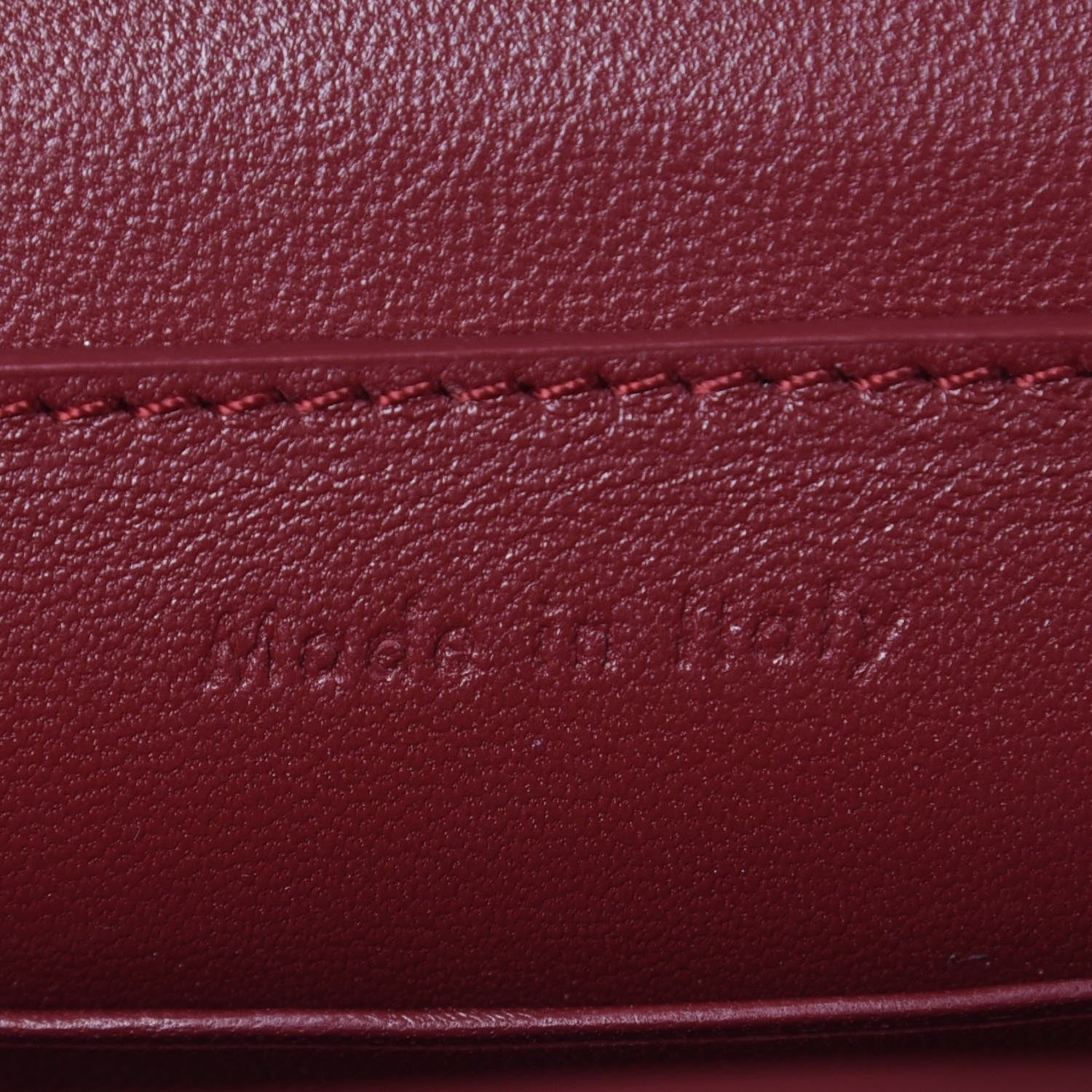 Celine Smooth Calfskin Mini Clasp Bag Bordeaux 6 of 6