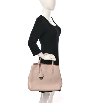 Christian Dior Supple Grained Calfskin Large Open Bar Tote Rose Poudre 2 of 9