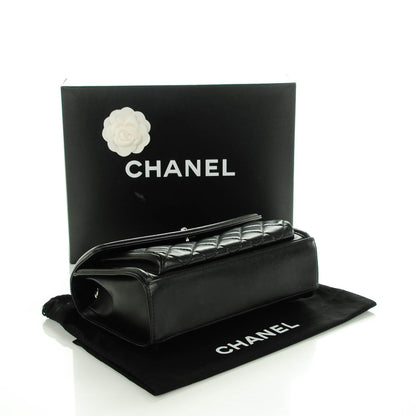 Chanel Lambskin Quilted Large Geometric Flap Black 4 of 8