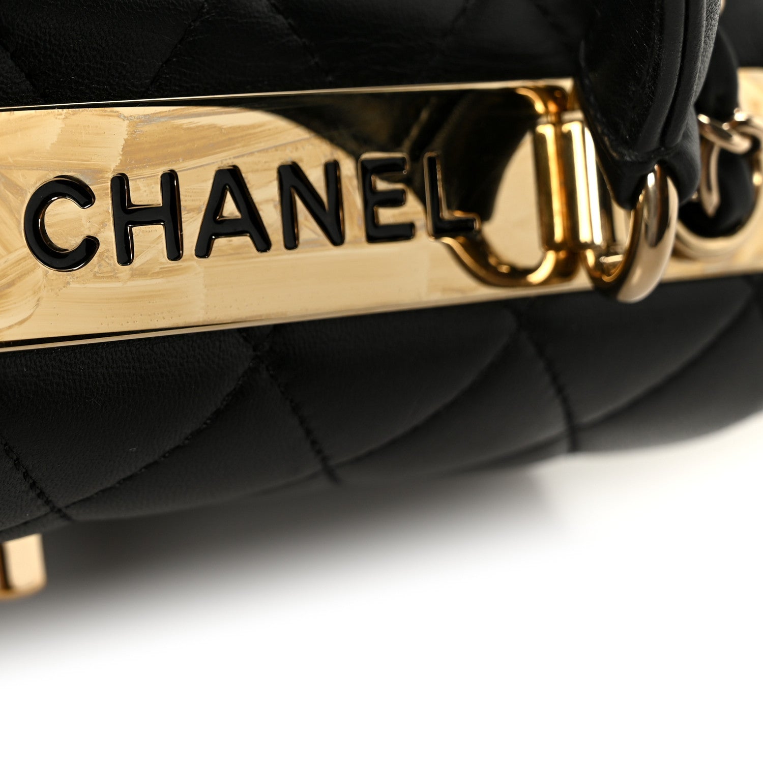 Chanel Lambskin Quilted Mini Trendy CC Dual Handle Flap Bag Black 9 of 13