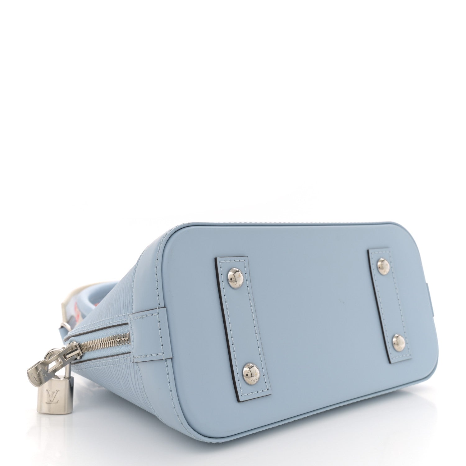 Louis Vuitton Epi Jacquard Alma BB Cloud Blue 4 of 11