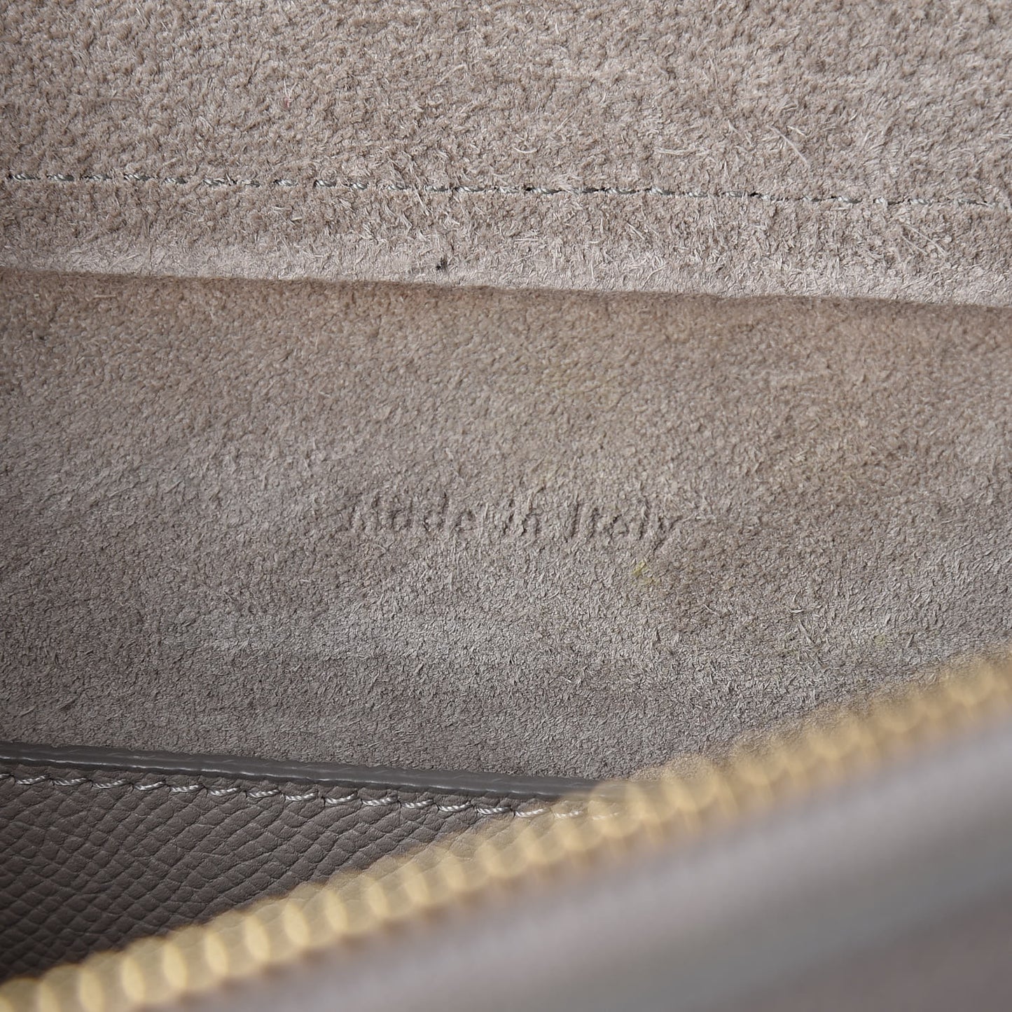 Baby Grained Calfskin Micro Belt Bag Light Taupe