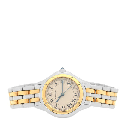 Cartier Stainless Steel 18K Yellow Gold 26mm Cougar Quartz Watch 2 of 5