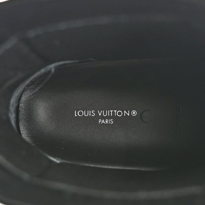 Louis Vuitton Calfskin Polar Flat Ankle Boots 38 Black 7 of 9