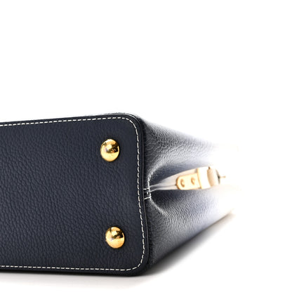 Louis Vuitton Taurillon Capucines PM Blue Marine 9 of 9