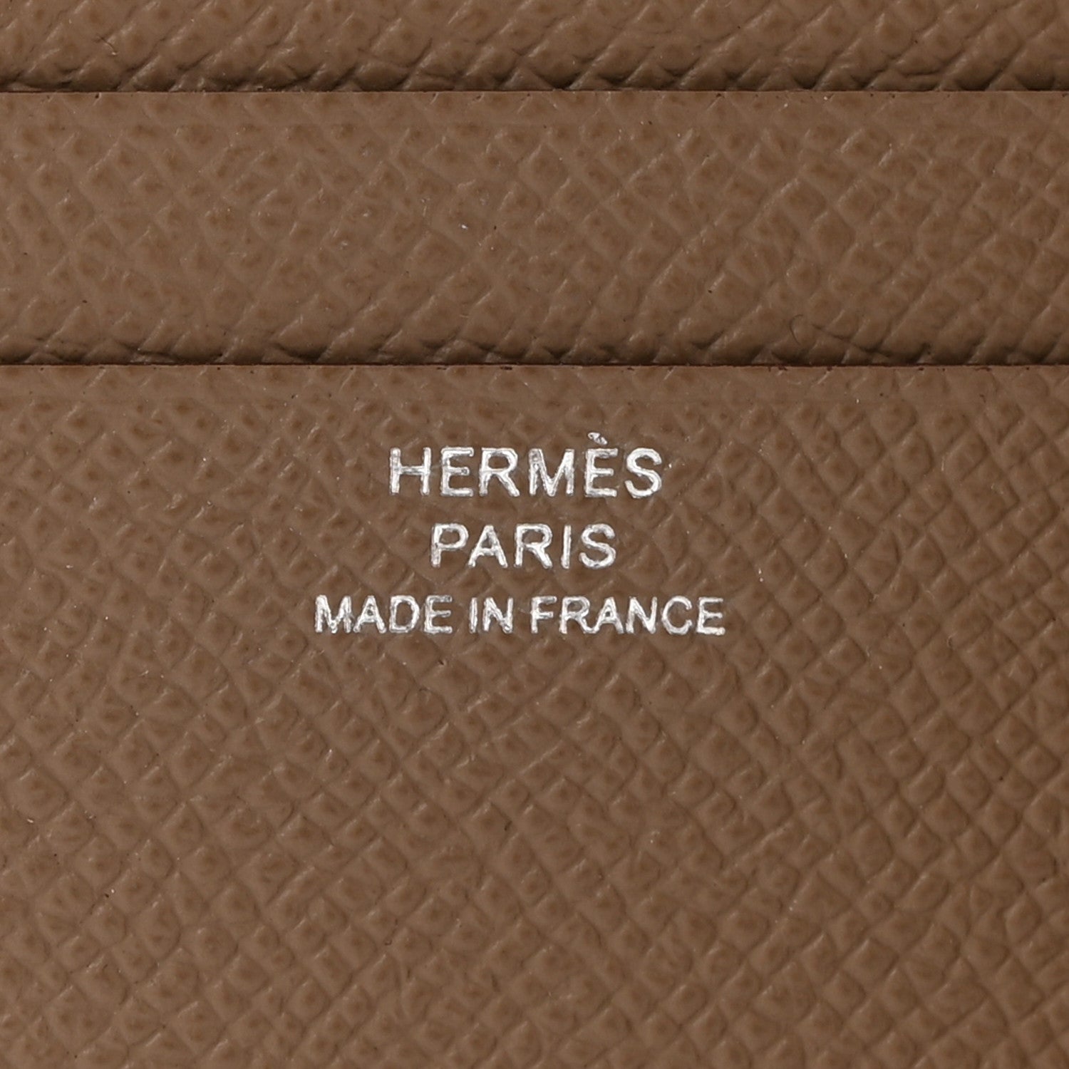 Hermes Epsom MC2 Euclide Card Holder Case Etoupe 6 of 8