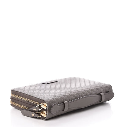 Gucci Soft Microguccissima Zip Around Top Handle Travel Wallet Loess 4 of 8
