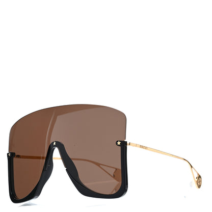 Gucci Oversized Aviator Sunglasses GG0540S Black 1 of 8