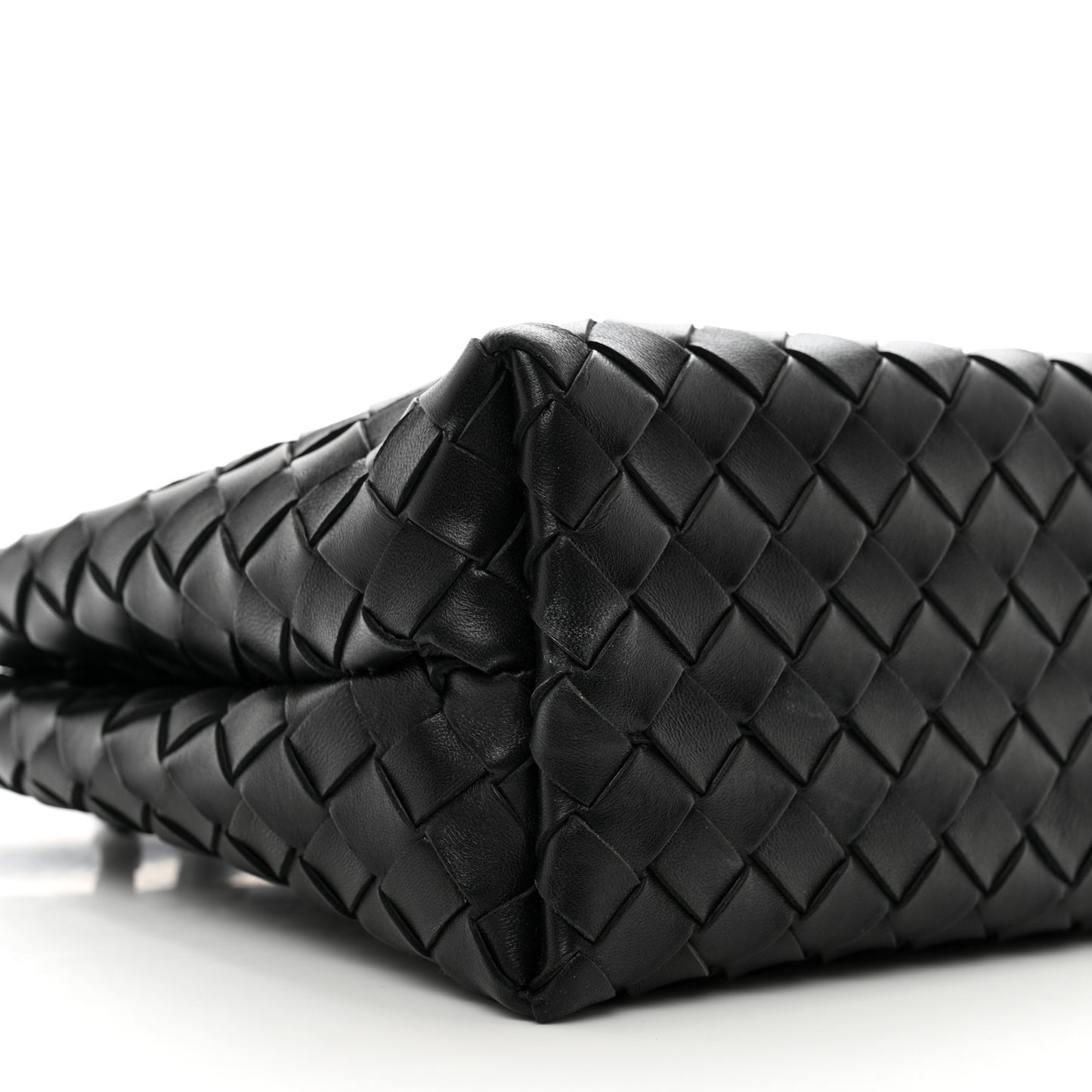 Nappa Intrecciato Small Andiamo Shoulder Bag Black