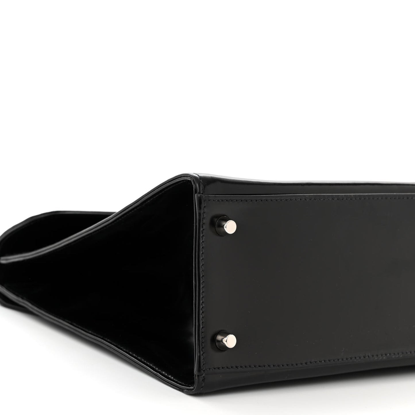 Spazzolato Logo Print Framed Bag Black