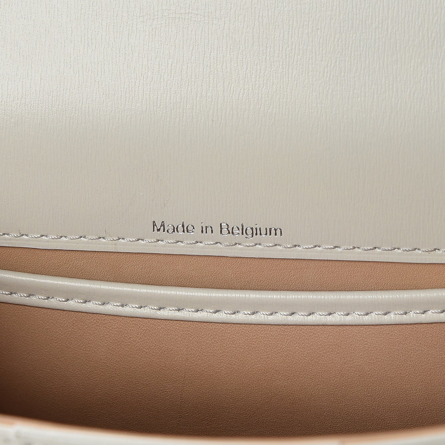 Delvaux Calfskin Mini Brillant Satchel Ivory 7 of 13