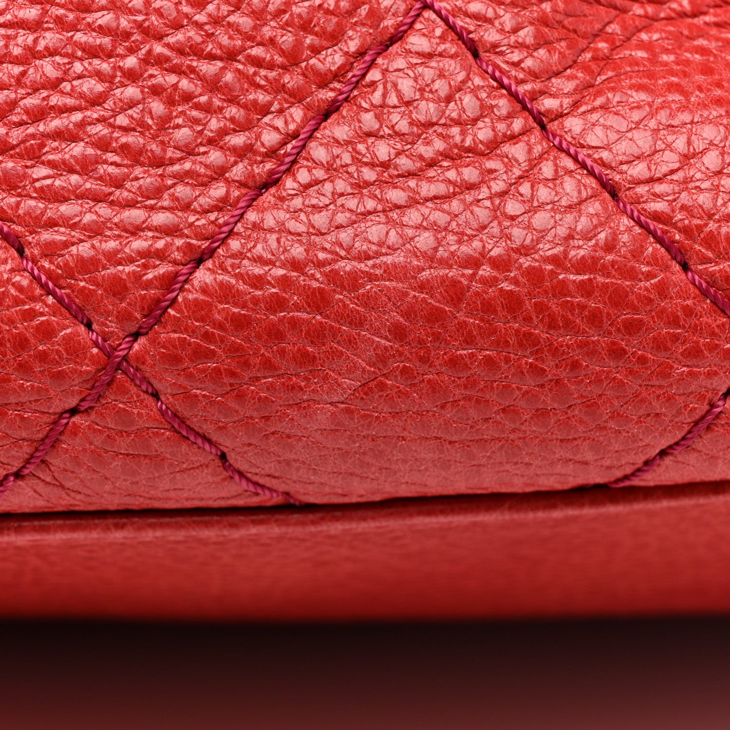 Chanel Glazed Calfskin Large On The Road Tote Red 18 of 18