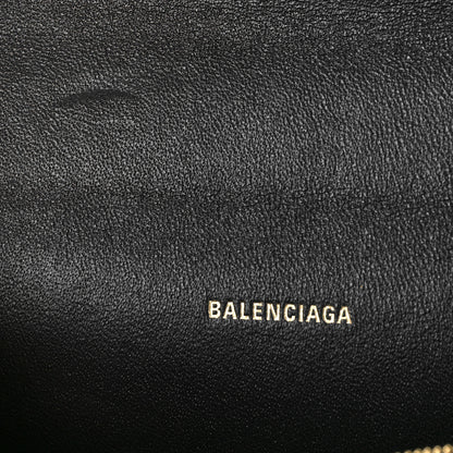 Balenciaga Box Calfskin S Sharp Chain Shoulder Bag Black 6 of 9