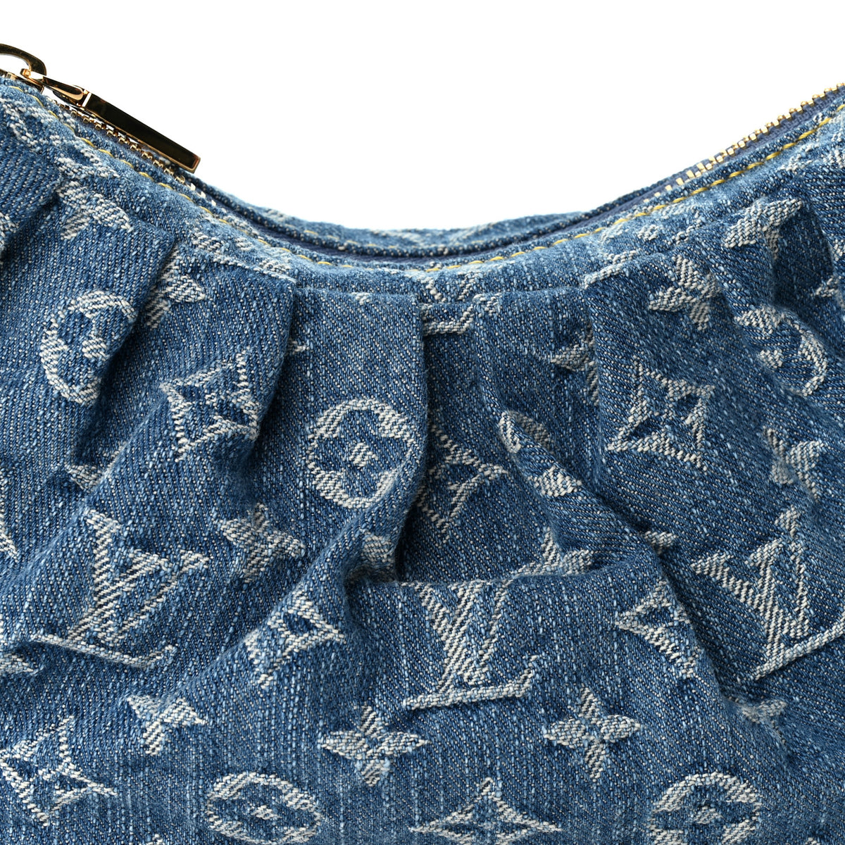 Louis Vuitton Monogram Denim Pochette Valley Blue 7 of 9