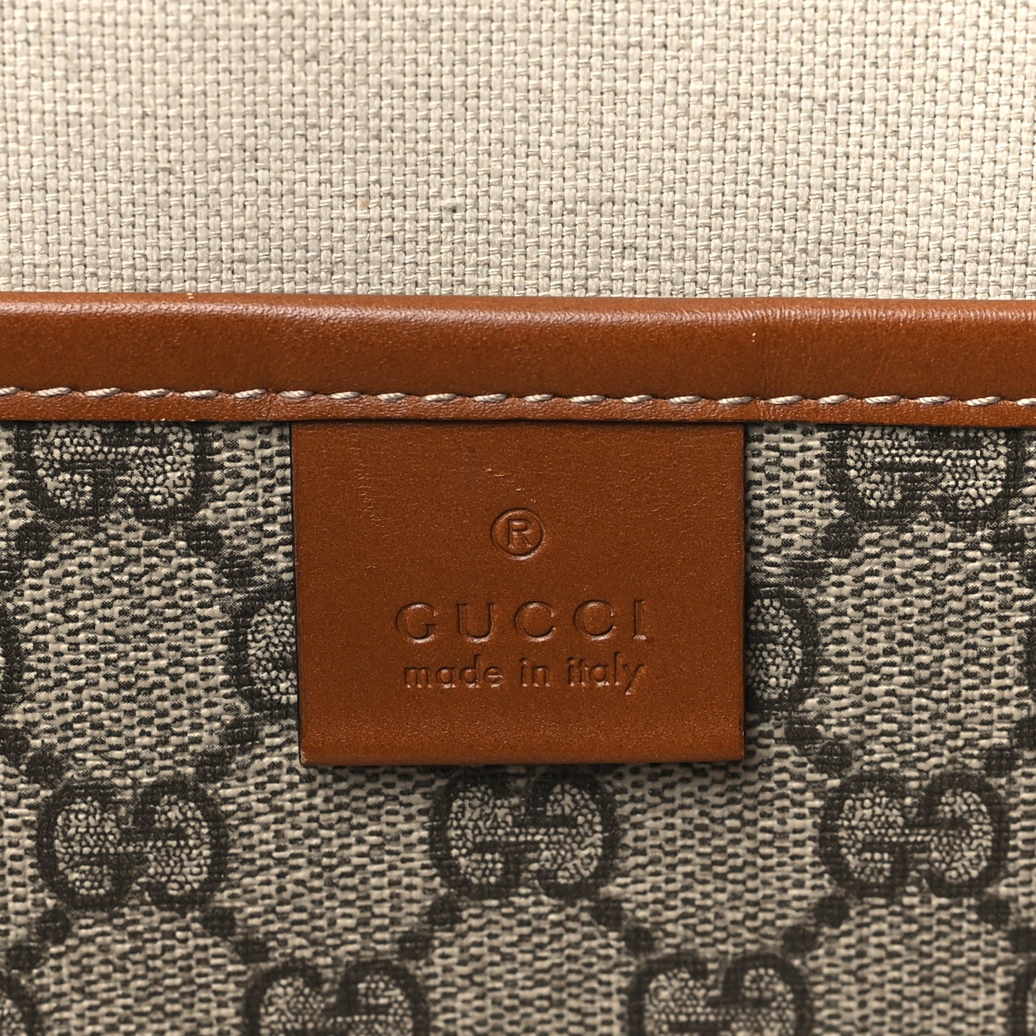 Gucci GG Plus Monogram Medium Signature Web Loop Tote Light Brown 6 of 11