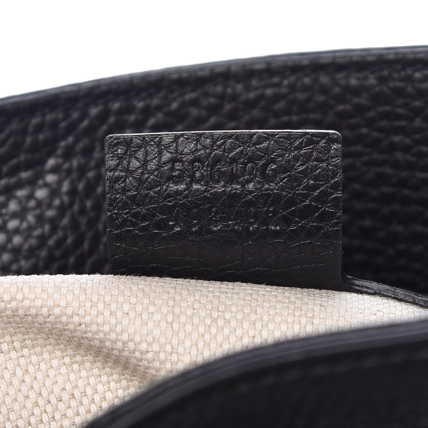 Gucci Pebbled Calfskin Medium Soho Chain Shoulder Bag Black 7 of 10