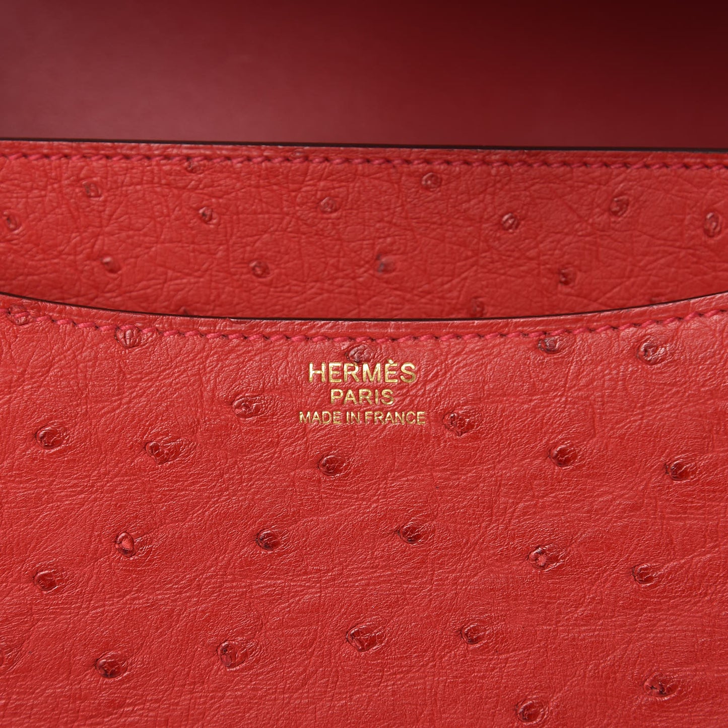 Ostrich Constance 24 Rouge Vif