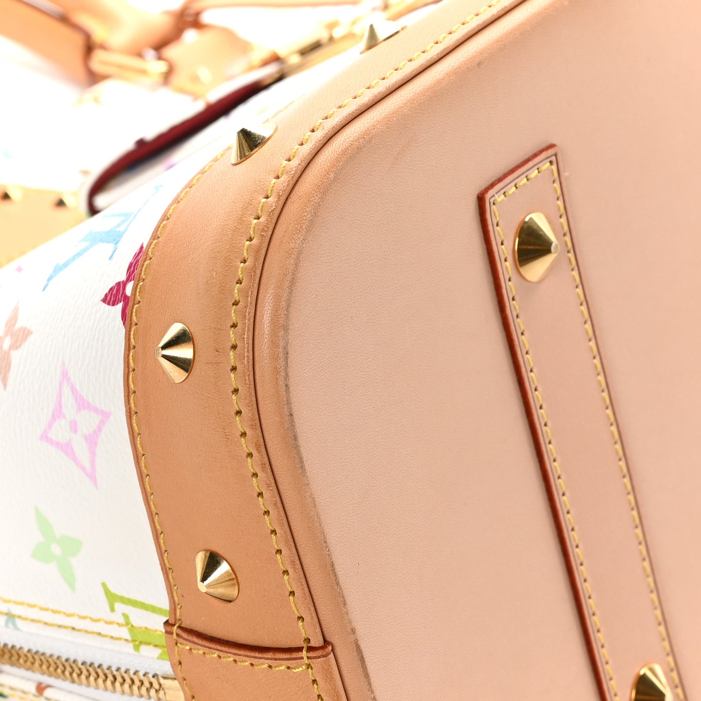 Monogram Multicolor Alma GM White