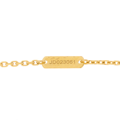 Van Cleef & Arpels 18K Yellow Gold Guilloche Vintage Alhambra Pendant Necklace 5 of 6
