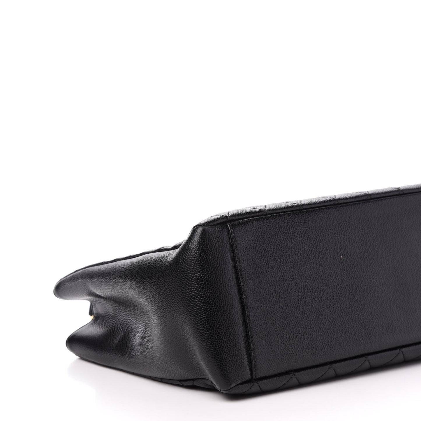 Caviar Quilted Grand Shopping Tote GST Black
