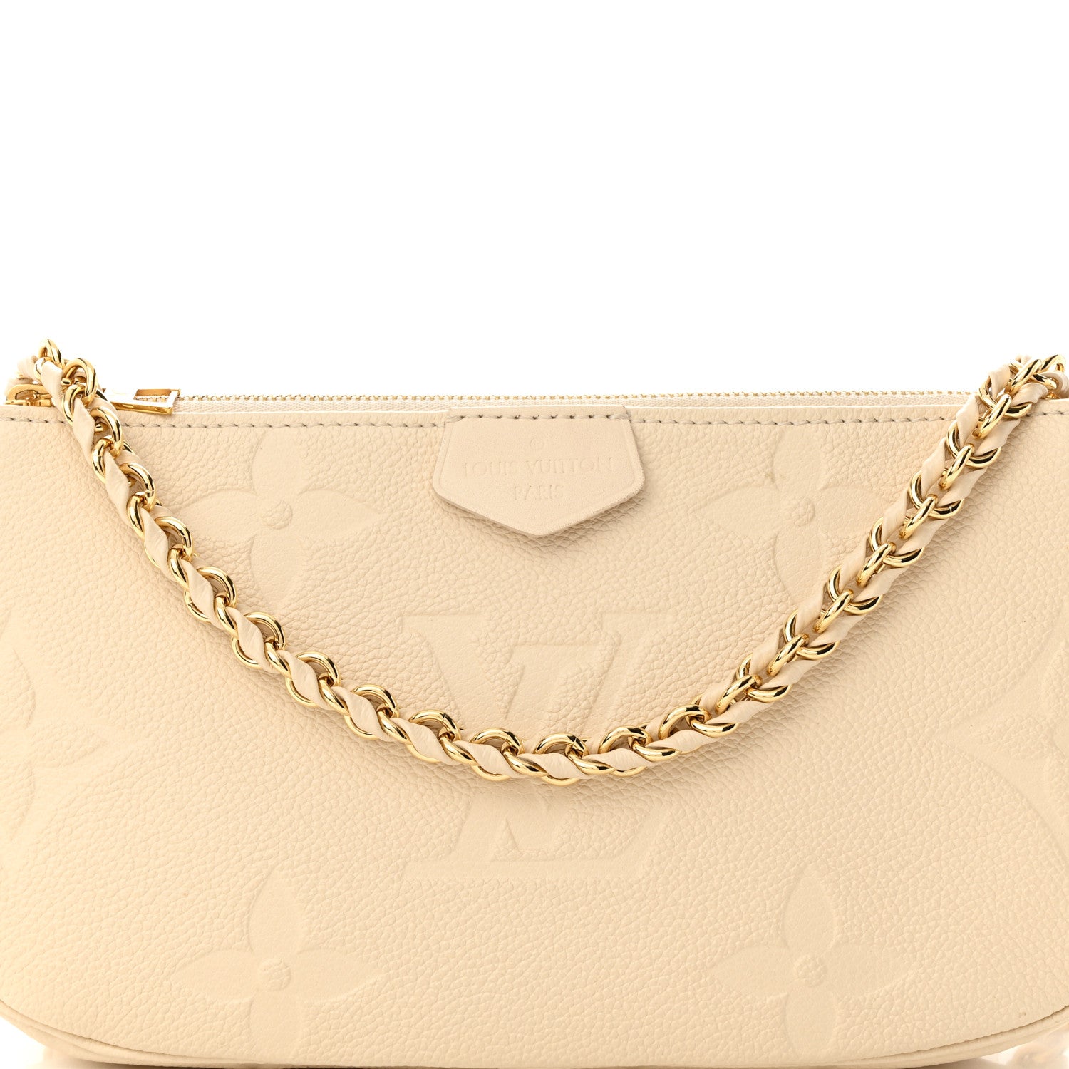 Louis Vuitton Empreinte Monogram Giant Multi Pochette Accessories Large Pochette Cream 7 of 10