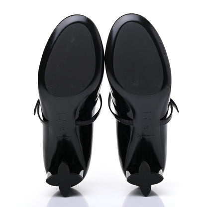 Louis Vuitton Patent Uniformes Silhouette 40mm Pumps 37 Black 5 of 8