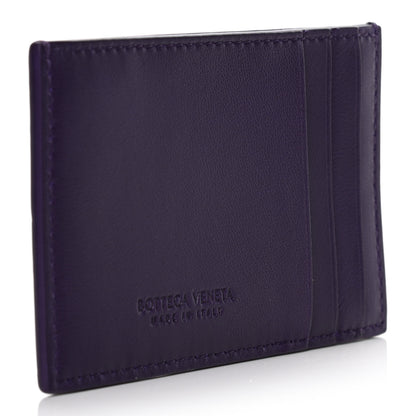 Bottega Veneta Nappa Maxi Intrecciato Card Holder Raisin 3 of 7