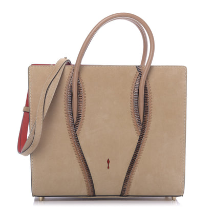 Christian Louboutin Trepointe Suede Large Paloma Ivory 1 of 14