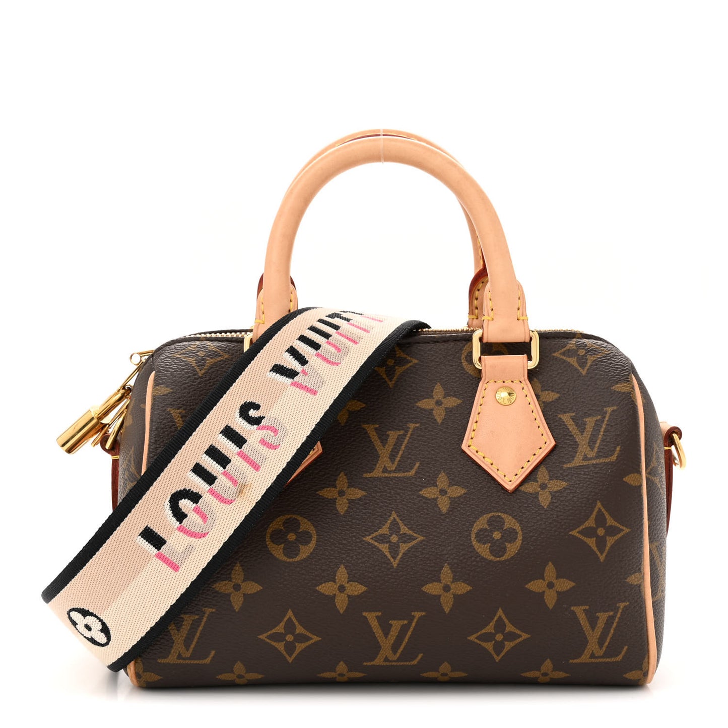 Monogram Speedy Bandouliere 20 Black