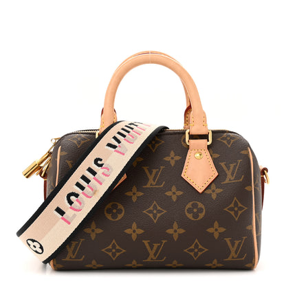 Louis Vuitton Monogram Speedy Bandouliere 20 Black 1 of 11