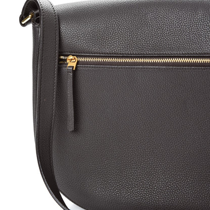 Celine Grained Calfskin Medium Trotteur Dark Taupe 10 of 10