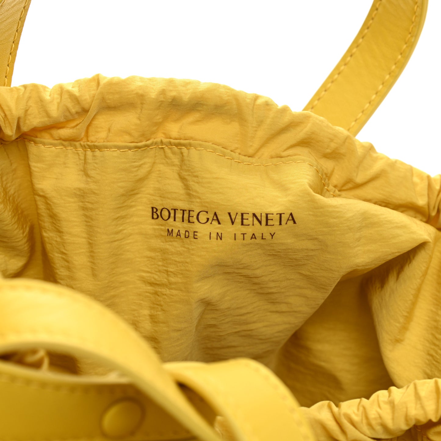 French Calfskin Small Shell Bag Yellow