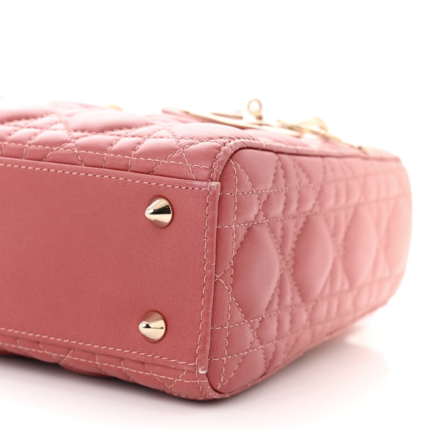 Lambskin Cannage Gradient Small My ABCDior Lady Dior Pink