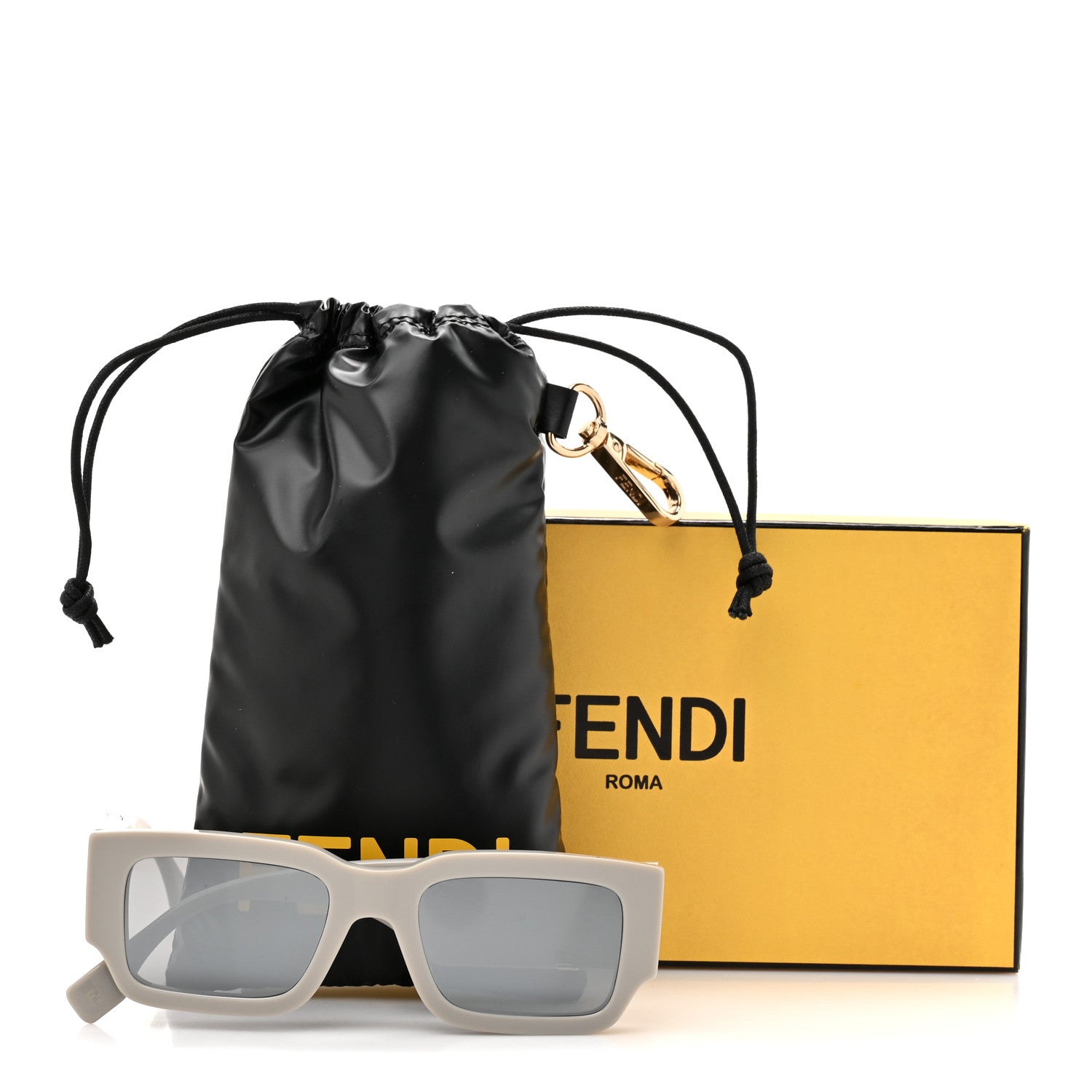 Fendi Acetate Diagonal Sunglasses FE40131I Grey 7 of 7
