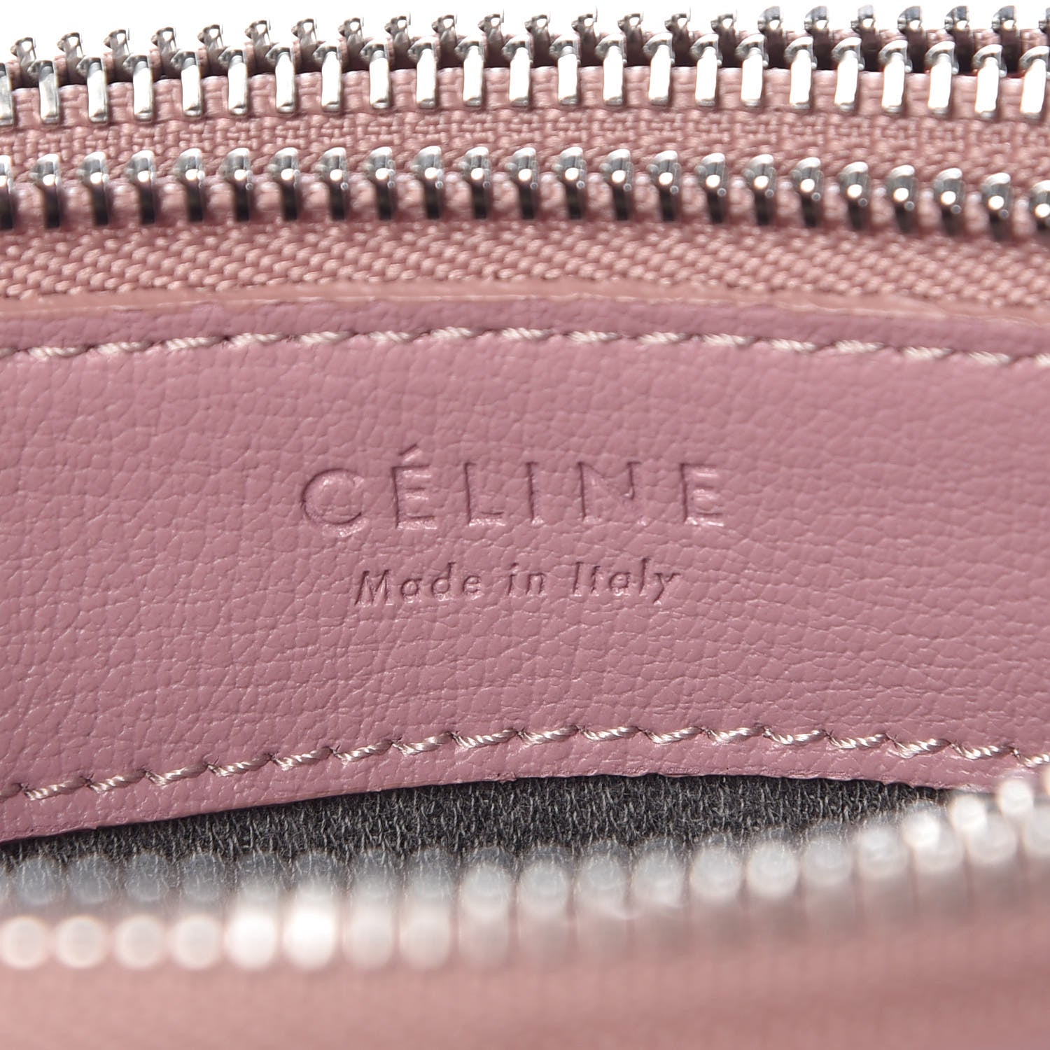 Celine Lambskin Small Trio Crossbody Bag Antique Rose 8 of 10