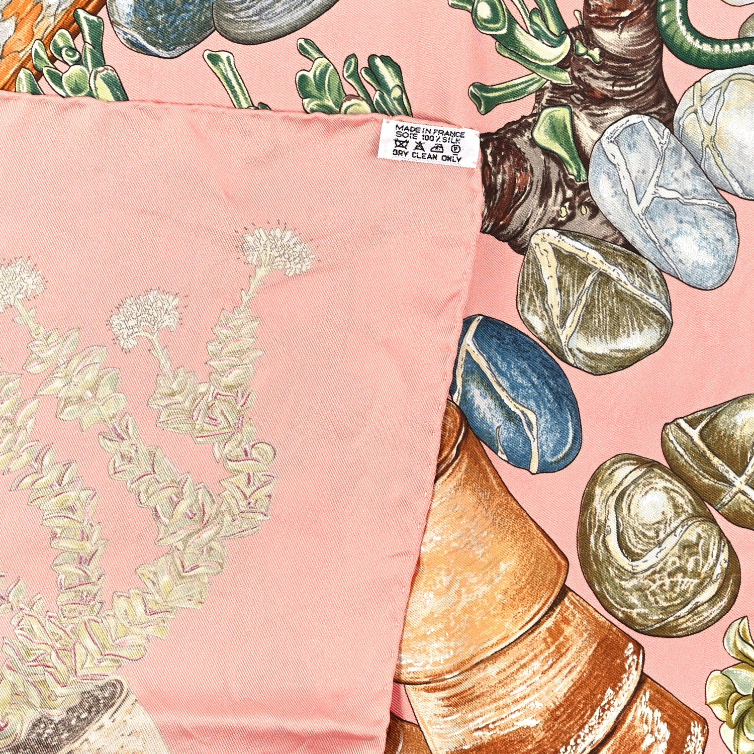 Hermes Silk Jardin Secret Scarf 90 2 of 4
