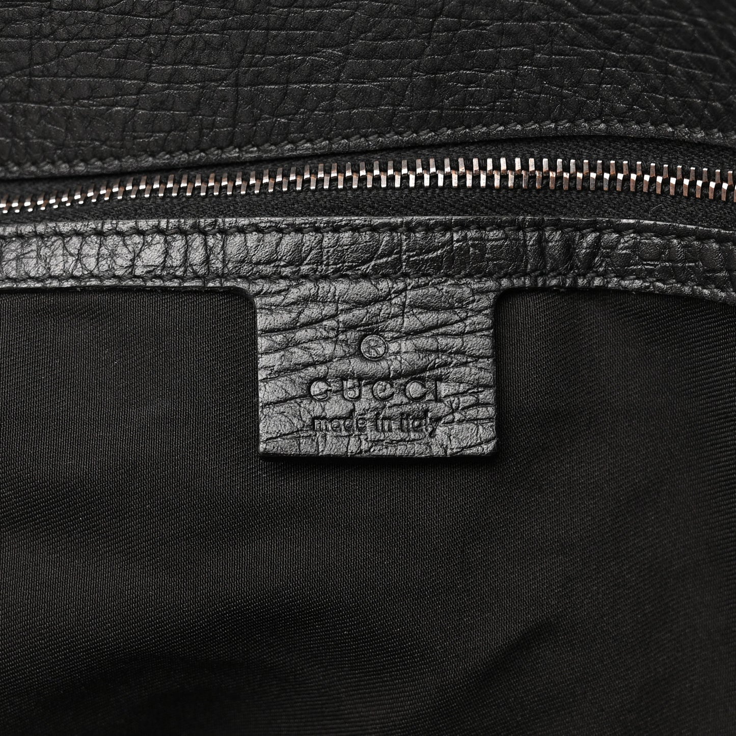 Monogram Large Horsebit Chain Hobo Black