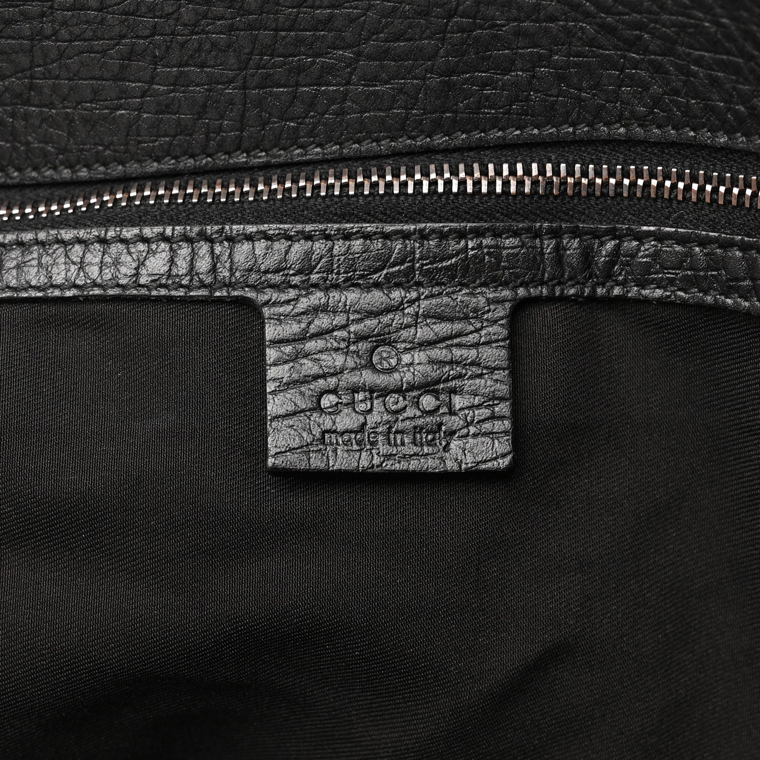 Gucci Monogram Large Horsebit Chain Hobo Black 6 of 14