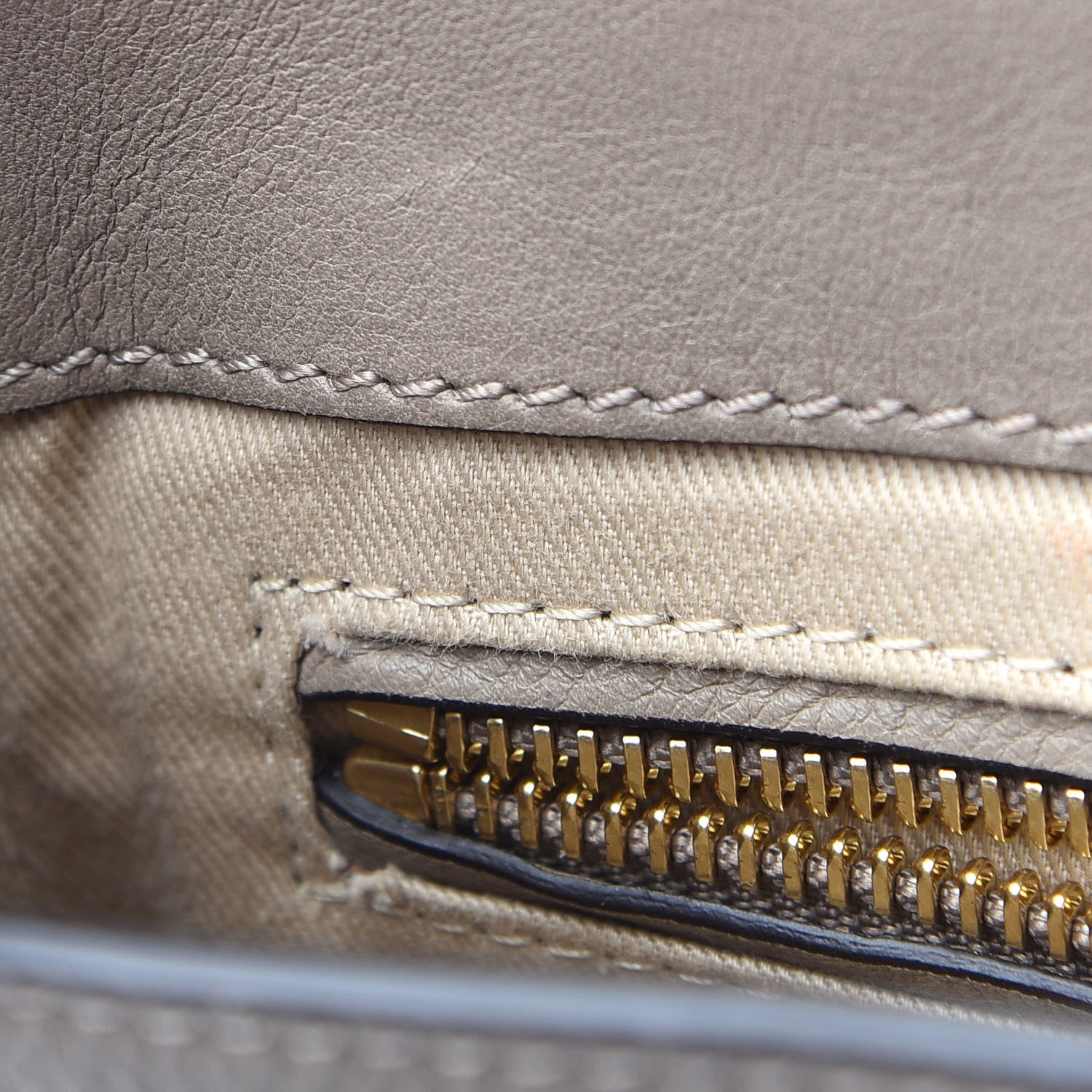 Chloe Suede Calfskin Small Faye Backpack Motty Grey 11 of 12