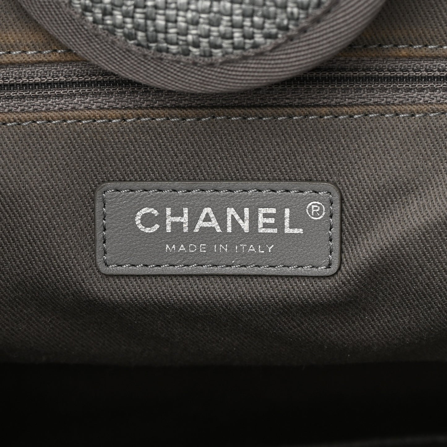 Canvas Large Deauville Tote Grey