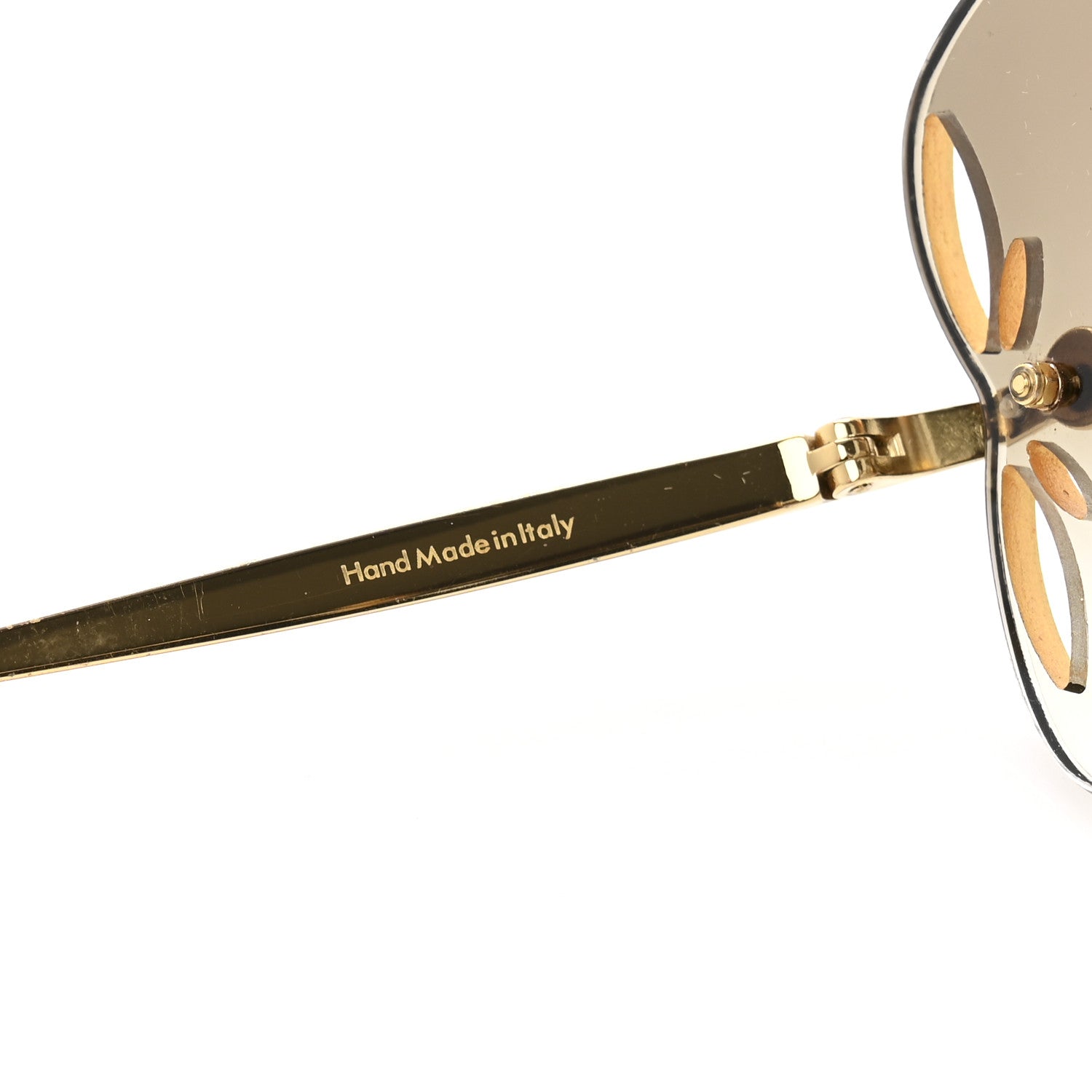 Louis Vuitton Lily Sunglasses Z0371U Brown Glitter 6 of 9