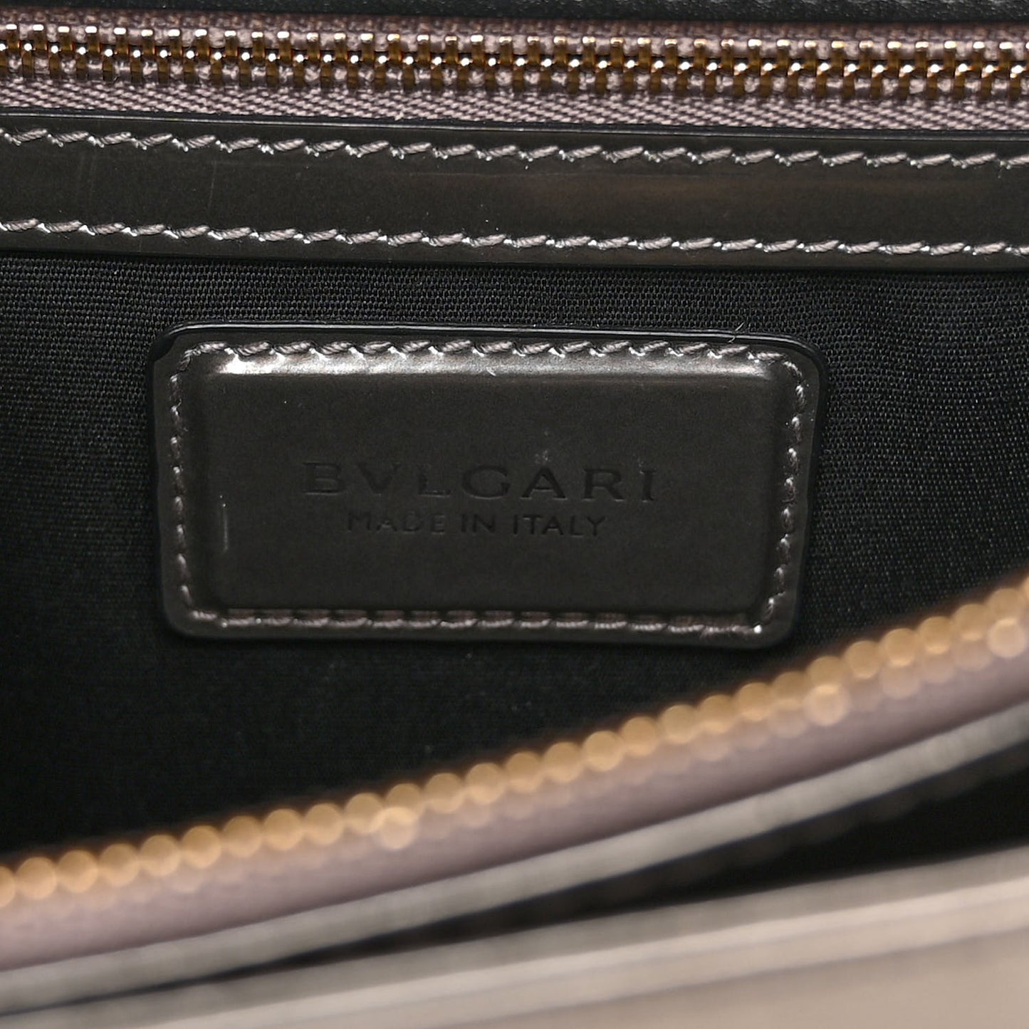 Metallic Calfskin Serpenti Forever Crossbody Bag Silver