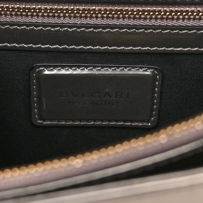 Bulgari Metallic Calfskin Serpenti Forever Crossbody Bag Silver 7 of 11