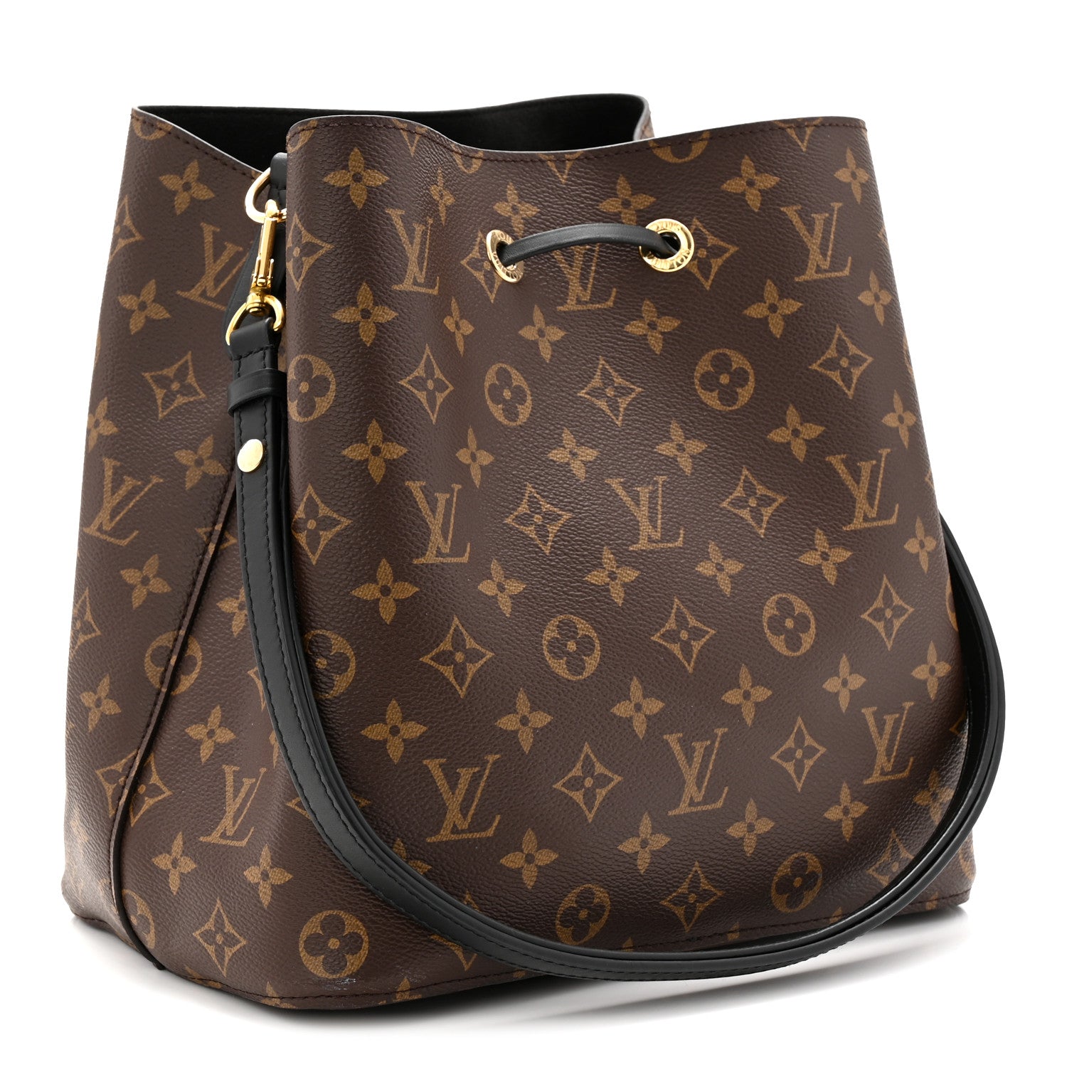 Louis Vuitton Monogram Neonoe MM Black 3 of 9